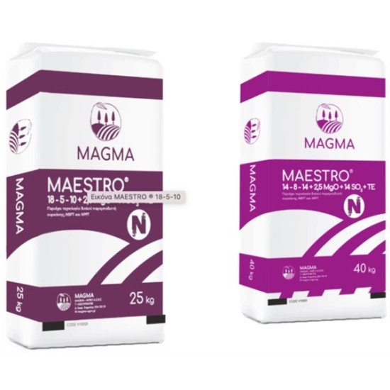 MAESTRO ® 14-8-14 + MgO + SO 3 + B + Zn σακί 40 κιλων