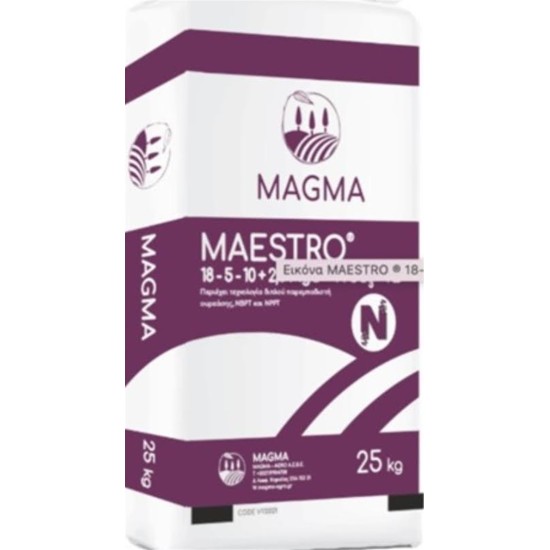 MAESTRO ® 18-5-10 + MgO + SO 3 + B + Zn, σακί 25 κιλων