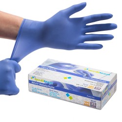 ΓΑΝΤΙΑ ΝΙΤΡΙΛΙΟΥ MEDITRAST ΜΠΛΕ – M-L-XL XXL(100τμχ)