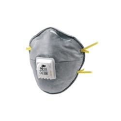 ΜΑΣΚΑ 3M 9914 ΑΝΘΡΑΚΑ ΜΕ ΒΑΛΒΙΔΑ